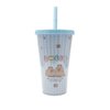 Imagen de Vaso con tapa y sorbito   450 ml. 4 diseños