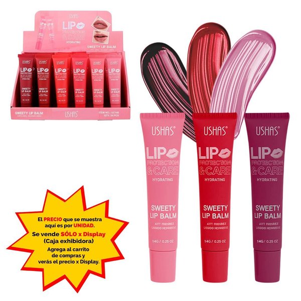 Imagen de Balsamo labial Ushas hidratante UC148
