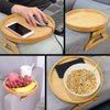 Imagen de Bandeja Soporte posa vasos - Ideal para sillón - Plegable