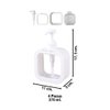 Imagen de Frasco dispensador Diseño Cuadrado  370 ml