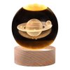 Imagen de Lámpara LED bola de cristal luna planeta mapamundi USB