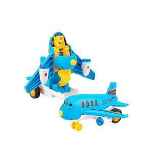 Imagen de Avion-robot C/U-13x13,5x7cm. 4 colores