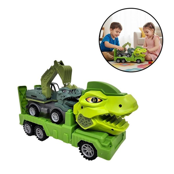 Imagen de Camion cocodrilo con camion recolector cocodrilo