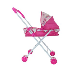 Imagen de Cochecito moises para muñeca en bolsa-47x25cm.