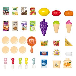 Imagen de Cocina para armar con accesorios en caja-53 piezas- 32x44x9c