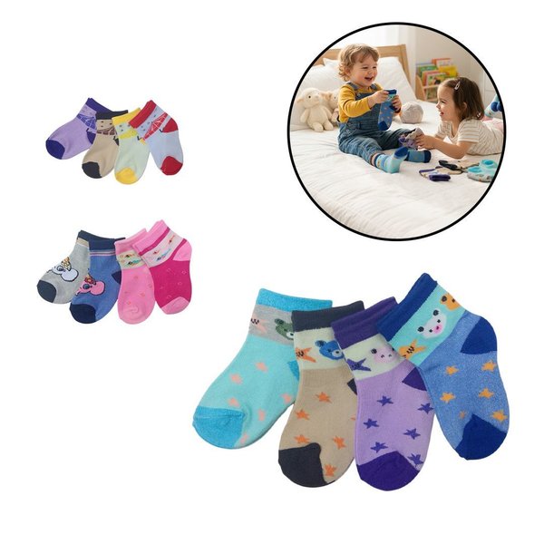 Imagen de Medias infantiles estampadas X 12 pares - Diseños SURTIDOS.