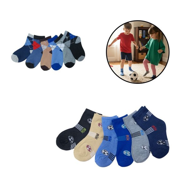 Imagen de Medias infantiles estampadas X 12 pares  Diseños SURTIDOS.