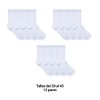 Imagen de Medias lisas blancas X 12 pares