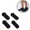 Imagen de Medias soquete lisas negras X 12 pares