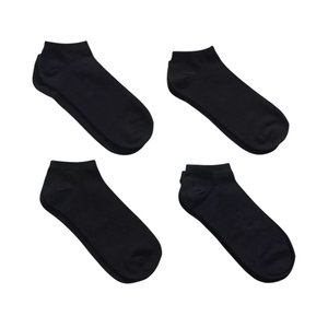 Imagen de Medias soquete lisas negras X 12 pares