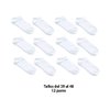 Imagen de Medias soquete lisas blancas X 12 pares