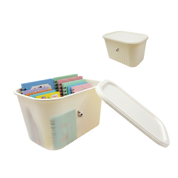 Imagen de Caja Organizadora en plástico Con tapa - 1 Caja de 24x 16x 14.5 cm