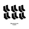 Imagen de Medias negras x 12 pares