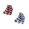 Imagen de Medias para dama x 12 pares - Diseño franjas anchas Colores SURTIDOS.