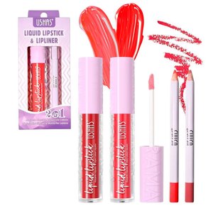 Imagen de Labial Ushas liquido+delineador - US023A