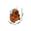 Imagen de Llavero capibara plush - Diseños SURTIDOS.