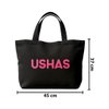 Imagen de Bolso Ushas en tela con asas para colgar.