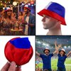 Imagen de Sombrero gorro Futbolero Rojo Blanco Azul