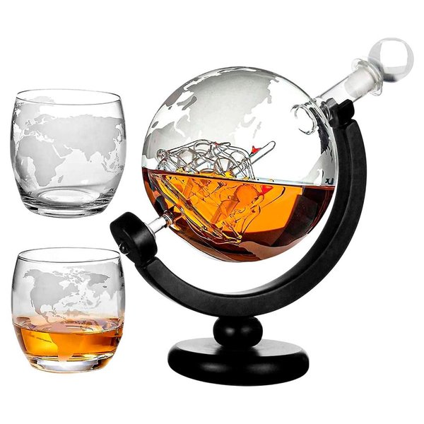 Imagen de Set decantador de Whisky + 2 vasos