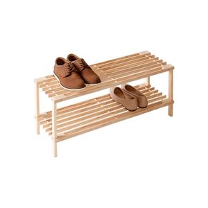 Imagen de Zapatera en bambu 2 estantes