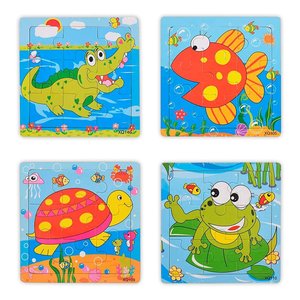 Imagen de Puzzle en madera - Diseños surtidos de animales