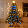 Imagen de Navidad bolas 6cm-caja por 16pc-azules-caja pvc