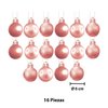 Imagen de Navidad bolas 6cm-caja por 16pc-rosa-dorado-caja pvc