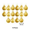 Imagen de Navidad bolas 6cm-caja por 16pc-dorado-caja pvc