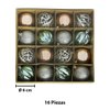 Imagen de Navidad bolas 6cm-caja por 16pc-rosa dorado-caja
