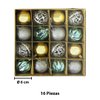 Imagen de Navidad bolas 6cm-caja por 16pc-dorado-caja