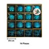 Imagen de Navidad bolas 6cm-caja por 16pc-azul-caja