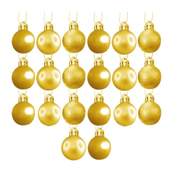 Imagen de Navidad bolas 5cm-caja por 20pc-dorado-caja