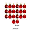 Imagen de Navidad bolas 5cm-caja por 20pc-rojo-caja