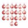 Imagen de Navidad bolas 5cm-caja por 20pc-oro rosa-caja