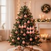 Imagen de Navidad bolas 5cm-caja por 20pc-oro rosa-caja