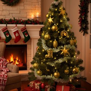 Imagen de Navidad chirimbolos surtidos-caja mica por 22pc-dorado