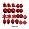 Imagen de Navidad chirimbolos surtidos-caja mica por 22pc-oro rosa