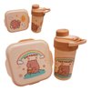 Imagen de Set vianda + vaso con sorbito Diseño infantil