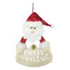 Imagen de Navidad adorno figura para colgar con mensaje-