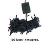 Imagen de Navidad 100 luces arroz multicolor- cable 4 mts verde