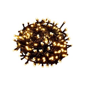 Imagen de Navidad 100 luces arroz blancas- cable 4 mts verde