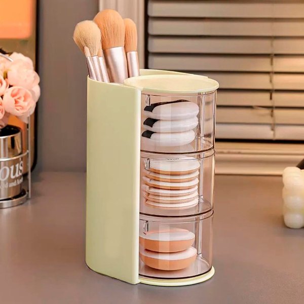Imagen de Organizador de mesa Cosmeticos o Escritorio Multifuncional Giratorio
