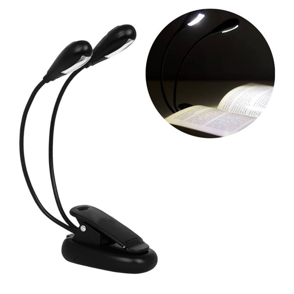 Imagen de Luz led doble con pinza para lectura-cable USB