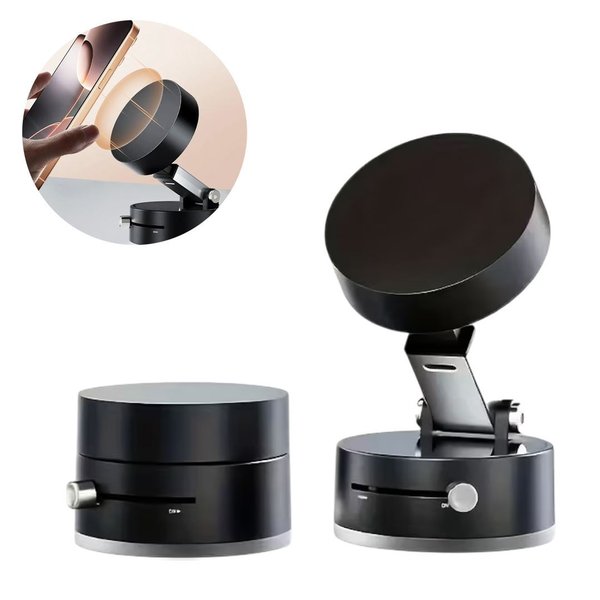 Imagen de Soporte para celular - Soporte metálico con succión magnética