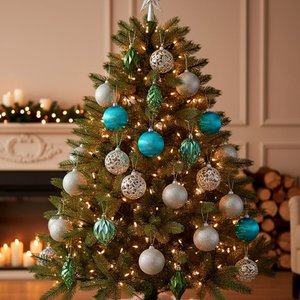 Imagen de Adornos Chirimbolos de Navidad 16 pcs Decoración Arbol Navidad