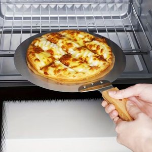 Imagen de Pala para pizza redonda Acero inoxidable con mango en madera