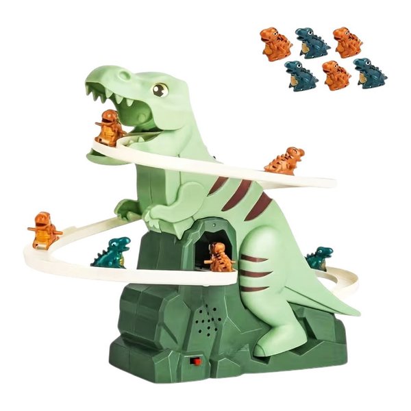Imagen de Juguete Dinosaurio con rampa y escalador - Con sonido y musica