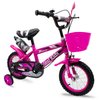 Imagen de Bicicleta rod.12 canasto + rueditas + accesorios niño niña