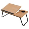 Imagen de Mesa de cama reclinable para computadora con posicion y posavaso