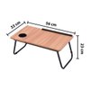 Imagen de Mesa de cama reclinable para computadora con posicion y posavaso